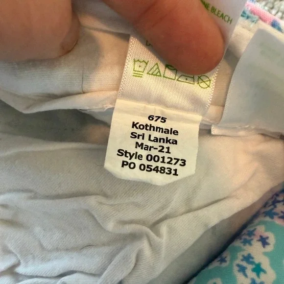 Lilly Pulitzer Callahan Knit Shorts Womens 10 Blue Pink Now You Sea Me Beach - Picture 9 of 11